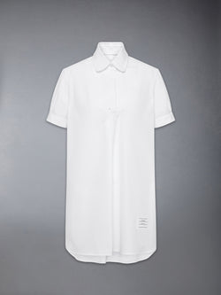 SOLID POPLIN TUNIC SHIRT