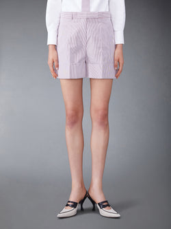 DOBBYCORD STRIPED SACK SHORTS