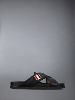 VITELLO CALF CRISS CROSS LOAFER SANDAL