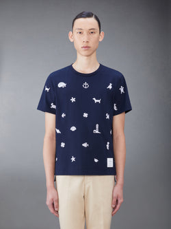 JERSEY NAUTICAL SHORT SLEEVE TEE