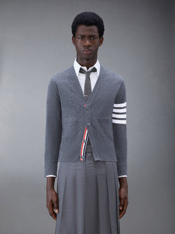 CLASSIC CASHMERE 4-BAR V-NECK CARDIGAN