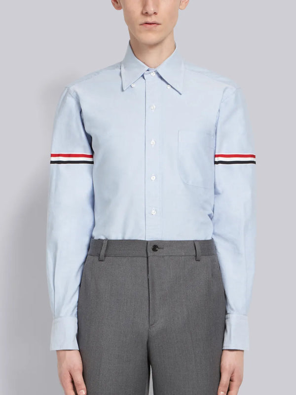 OXFORD SHIRT WITH GROSGRAIN ARMBANDS - featured image