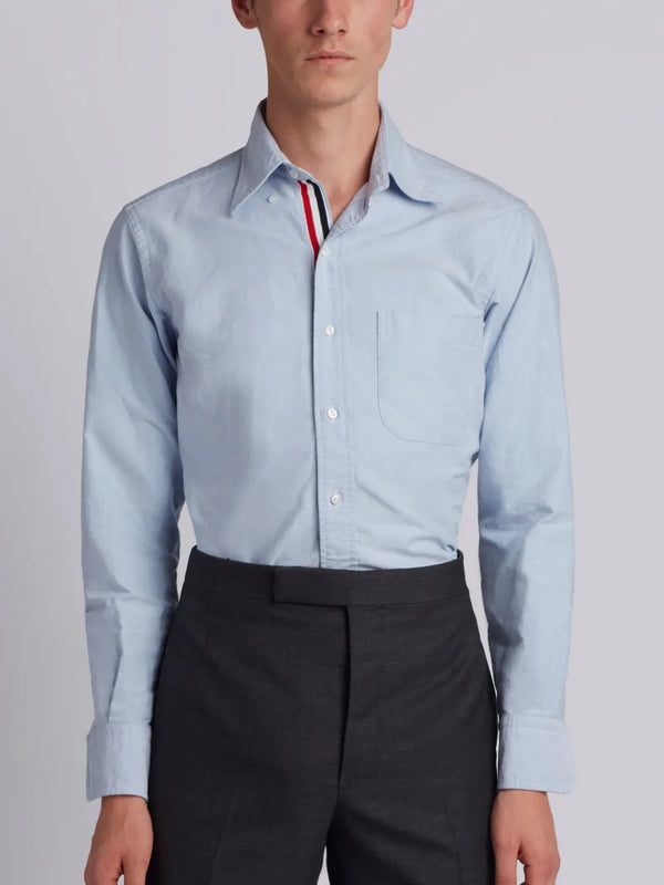 OXFORD SHIRT WITH GROSGRAIN PLACKET - featured image