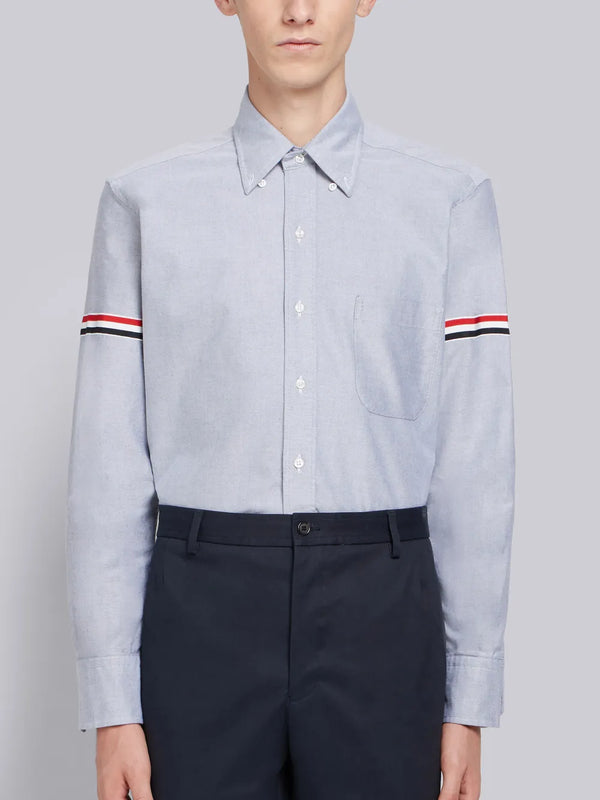 OXFORD SHIRT WITH GROSGRAIN ARMBANDS - featured image