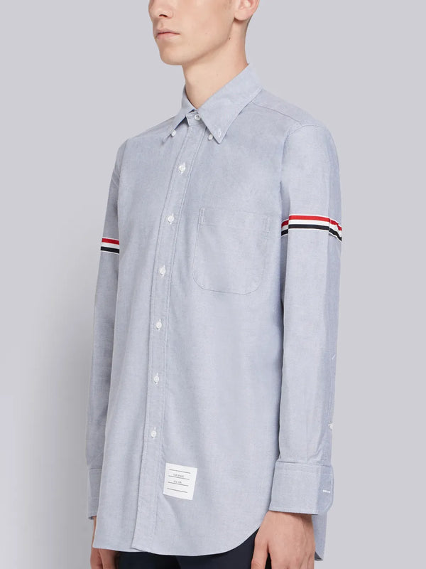 OXFORD SHIRT WITH GROSGRAIN ARMBANDS - image 3