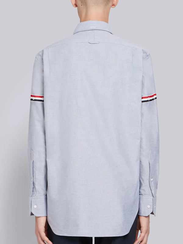 OXFORD SHIRT WITH GROSGRAIN ARMBANDS - image 4