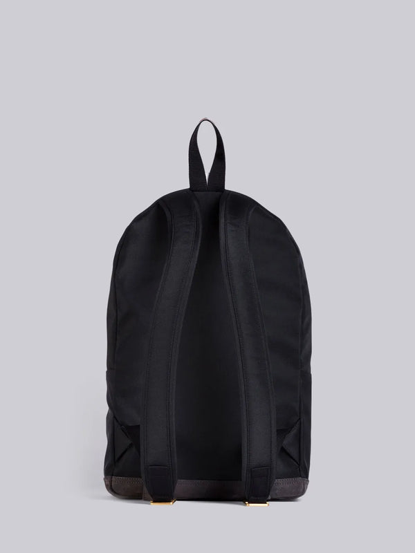 NYLON AND CALF SUEDE UNSTRUCTURED BACKPACK - image 3