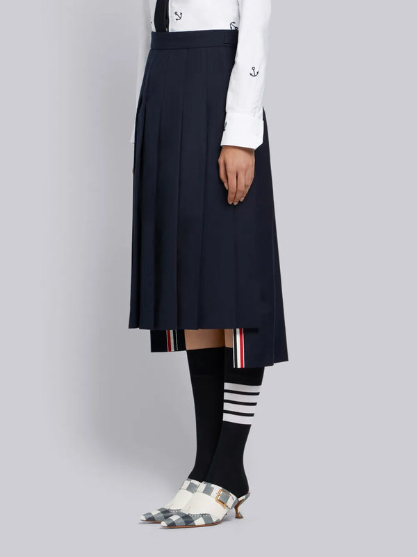 SCHOOL UNIFORM PLAIN WEAVE CLASSIC MIDI PLEATED SKIRT - image 2