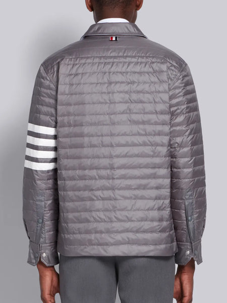 Medium Grey Down Fill 4-Bar Shirt Jacket MED GREY