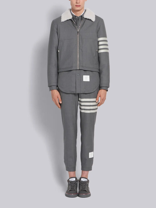 PLAIN WEAVE 4-BAR SWEATPANTS - image 4