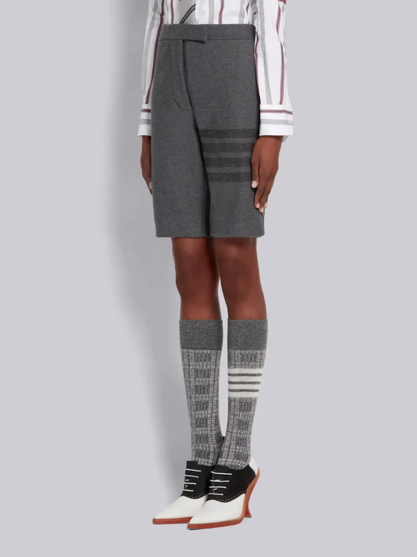DOUBLE FACE TECH TWILL 4-BAR BERMUDA SHORTS - image 3