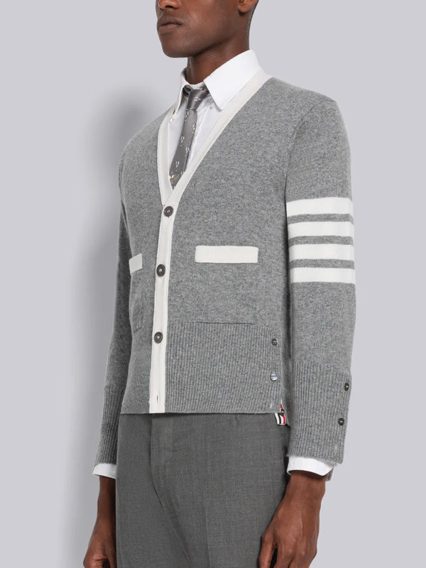 CASHMERE 4-BAR CARDIGAN - image 2