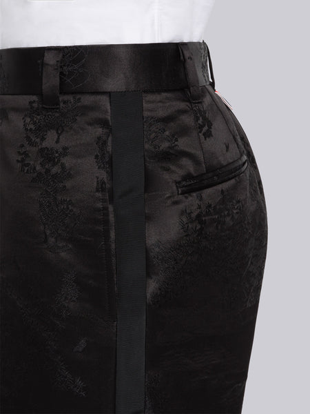 RWB STRIPE TAILORED SHORTS BLACK