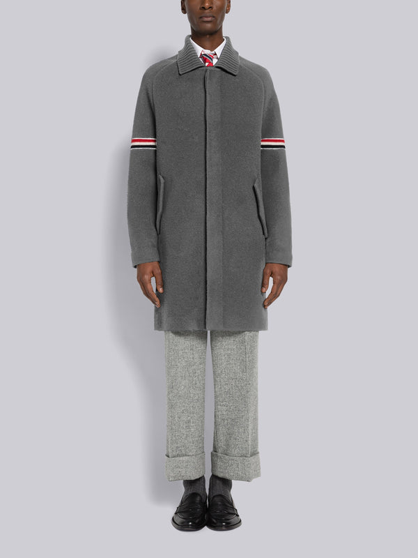 MILANO RWB STRIPED CAR COAT - featured image
