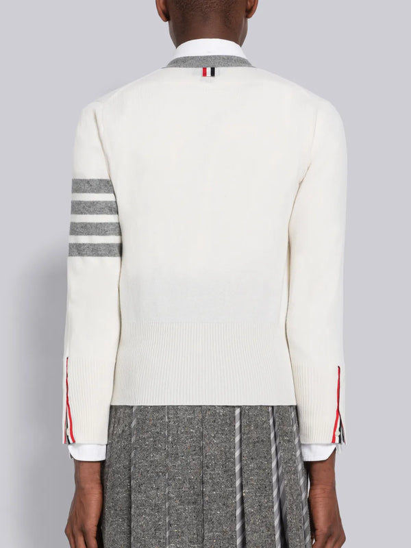 CASHMERE 4-BAR CARDIGAN - image 3