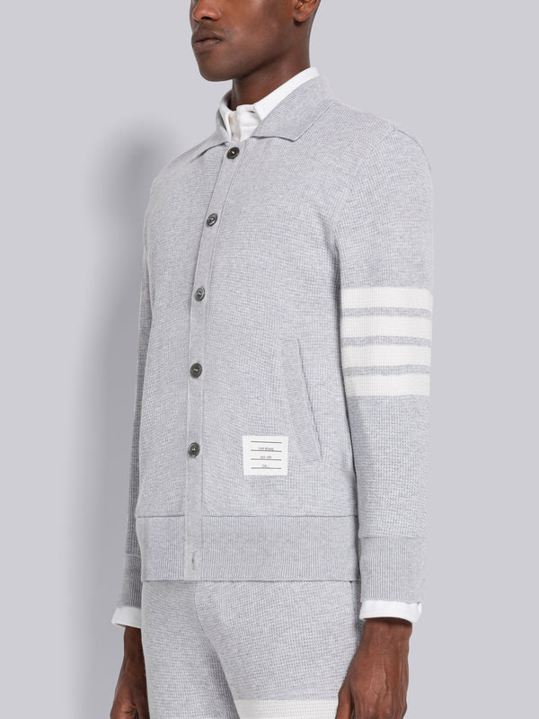 CASHMERE WAFFLE 4-BAR CARDIGAN JACKET - image 3
