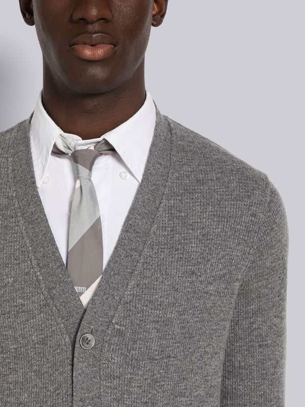 CASHMERE WAFFLE CARDIGAN - image 5