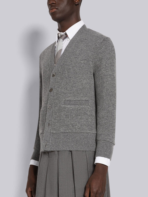 CASHMERE WAFFLE CARDIGAN - image 2