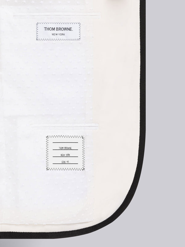 TWILL WEAVE WOOL TIPPING HOLIDAY HIGH ARMHOLE SPORT COAT - image 4