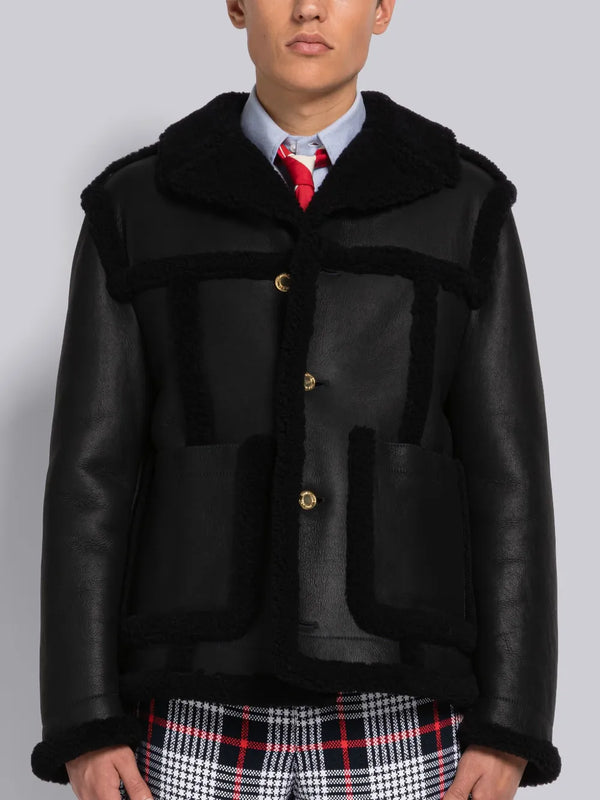 DYED SHEARLING JACKET - featured image