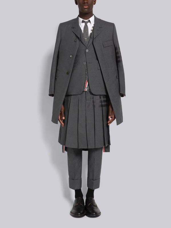 PLAIN WEAVE 4-BAR CHESTERFIELD OVERCOAT - image 4