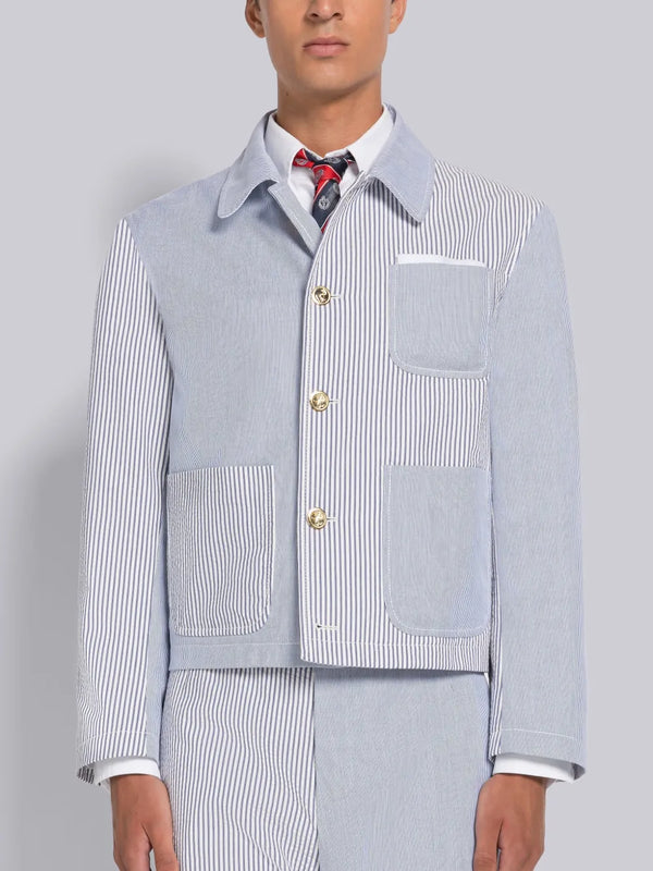 FUN-MIX SEERSUCKER GOLF JACKET - featured image