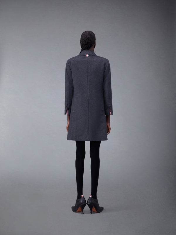 ZIBELINE MELANGE CASHMERE CLASSIC BAL COLLAR OVERCOAT - image 2