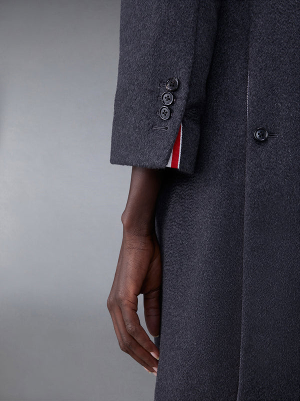 ZIBELINE MELANGE CASHMERE CLASSIC BAL COLLAR OVERCOAT - image 6