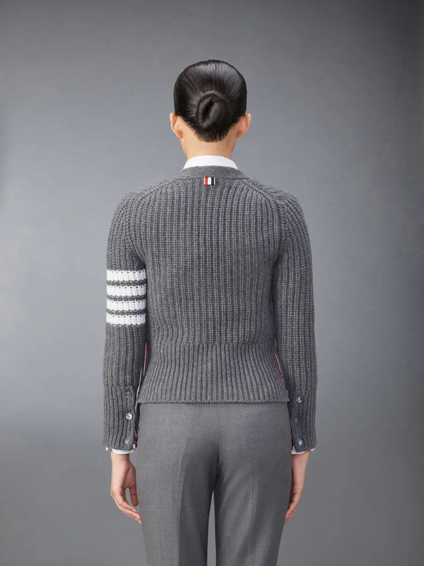 CASHMERE 4-BAR CLASSIC CARDIGAN - image 2