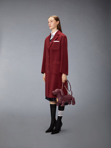 MINI HECTOR BAG IN SOFT PEBBLE GRAIN LEATHER DK BURGUNDY