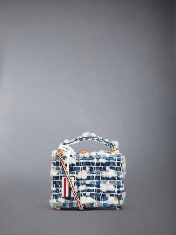 DENIM POUF TWEED MICRO ATTACHE CASE - featured image