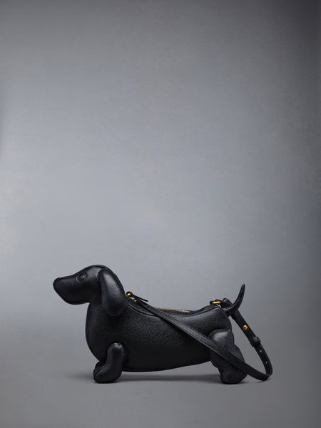 BABY HECTOR BAG IN PEBBLE GRAIN LEATHER BLACK
