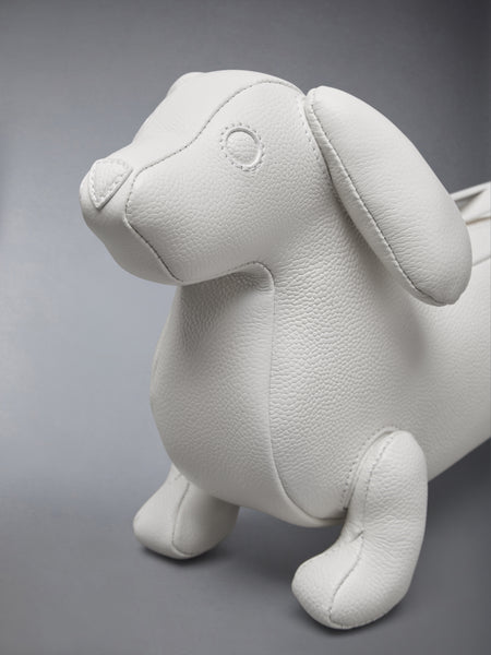 BABY HECTOR BAG IN PEBBLE GRAIN LEATHER WHITE