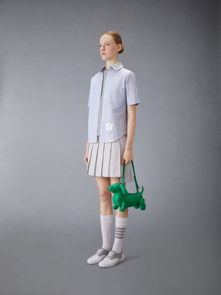 BABY HECTOR BAG IN PEBBLE GRAIN LEATHER GREEN