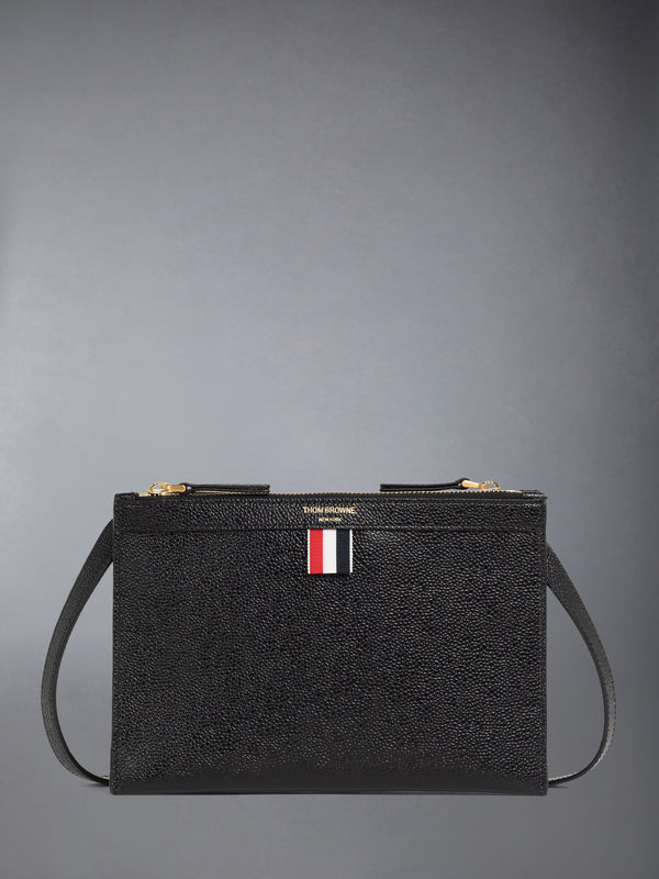 PEBBLE GRAIN SMALL DOCUMENT HOLDER CROSSBODY - featured image