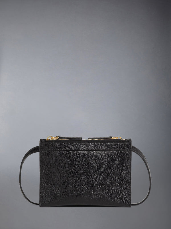 PEBBLE GRAIN MINI DOUBLE DOCUMENT HOLDER CROSSBODY - image 3