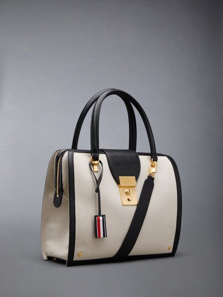 COTTON CANVAS MRS. THOM BAG BLACK