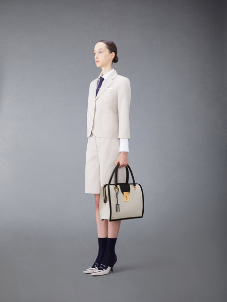 COTTON CANVAS MRS. THOM BAG BLACK