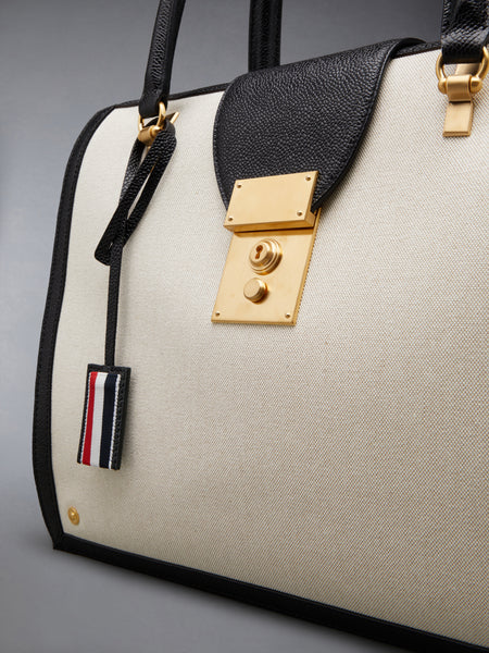 COTTON CANVAS MRS. THOM BAG BLACK