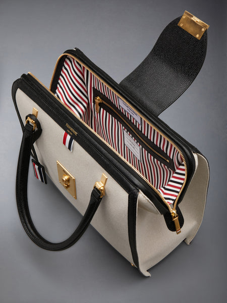 COTTON CANVAS MRS. THOM BAG BLACK