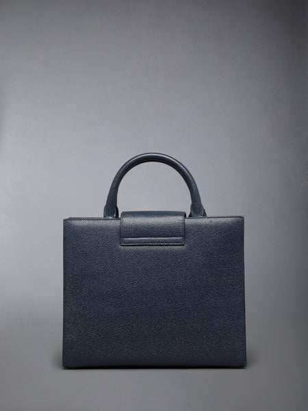 PEBBLE GRAIN SMALL MR. THOM TOTE NAVY