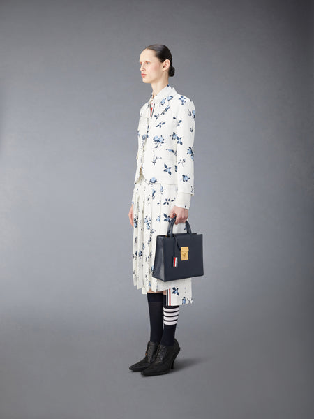 PEBBLE GRAIN SMALL MR. THOM TOTE NAVY