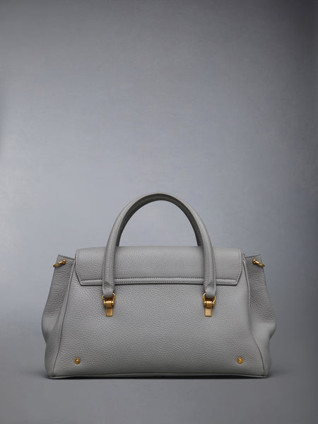 BOLTON BAG IN SOFT PEBBLE GRAIN LEATHER LT GREY