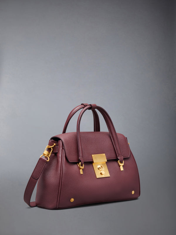 SMALL BOLTON BAG IN SOFT PEBBLE GRAIN LEATHER - image 2