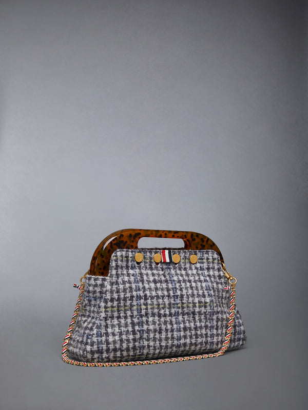 JR. TEVIOT BAG IN GUNCLUB CHECK MOHAIR - image 2