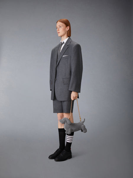 CALF SUEDE BABY HECTOR BAG MED GREY