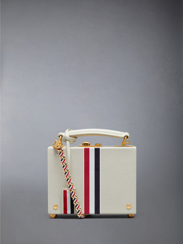 PEBBLE GRAIN RWB CHAIN MICRO ATTACHE CASE - featured image