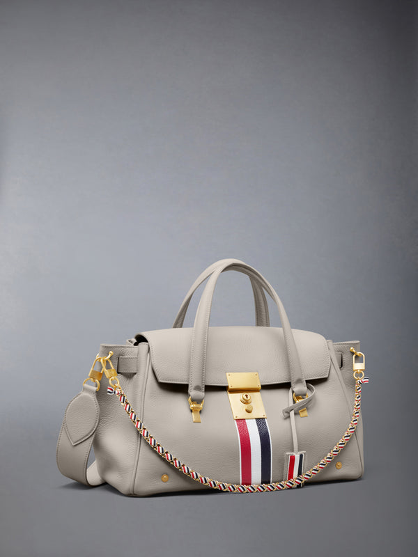 RWB STRIPE BOLTON BAG IN SOFT PEBBLE GRAIN LEATHER - image 4