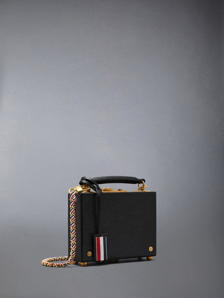 PEBBLE GRAIN HECTOR MICRO ATTACHE CASE BLACK