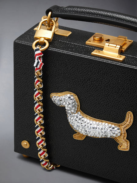 PEBBLE GRAIN HECTOR MICRO ATTACHE CASE BLACK